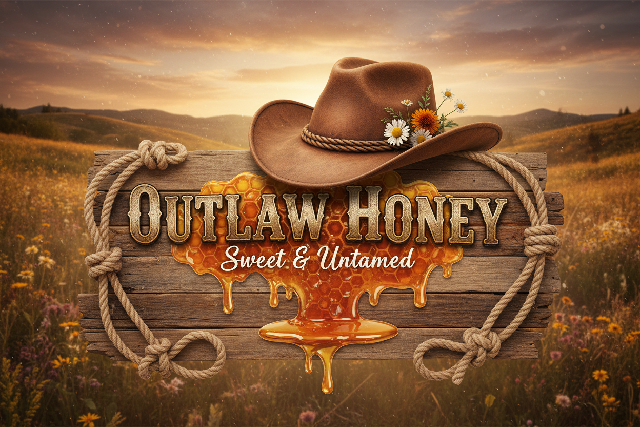 Outlaw Honey Western Hero Banner